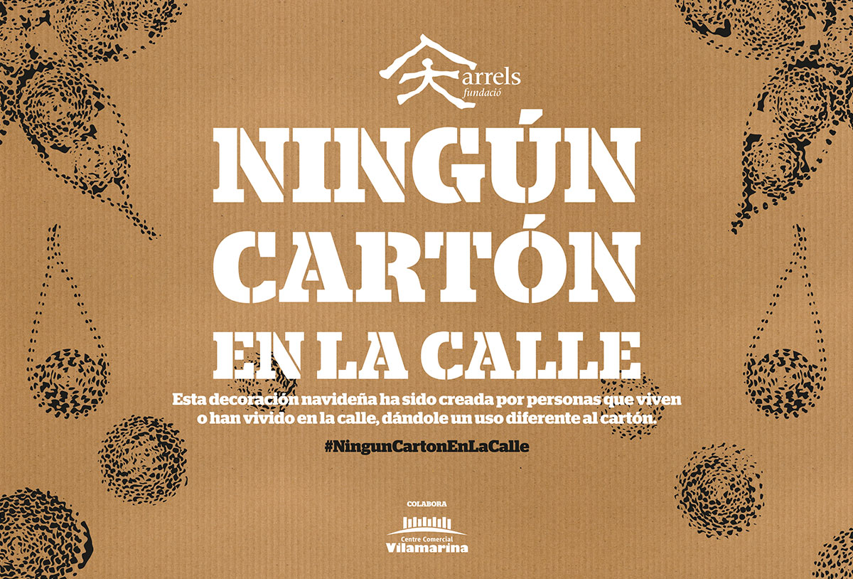 Fundació Arrels - Ningún cartón en la calle - imagen navidad
